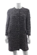 Ermanno Scervino Wool-blend Tweed-knit Jacket / Black
