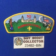 Boy Scout CSP Monmouth Council Shoulder Patch S-10 NJ 234B2-BIN