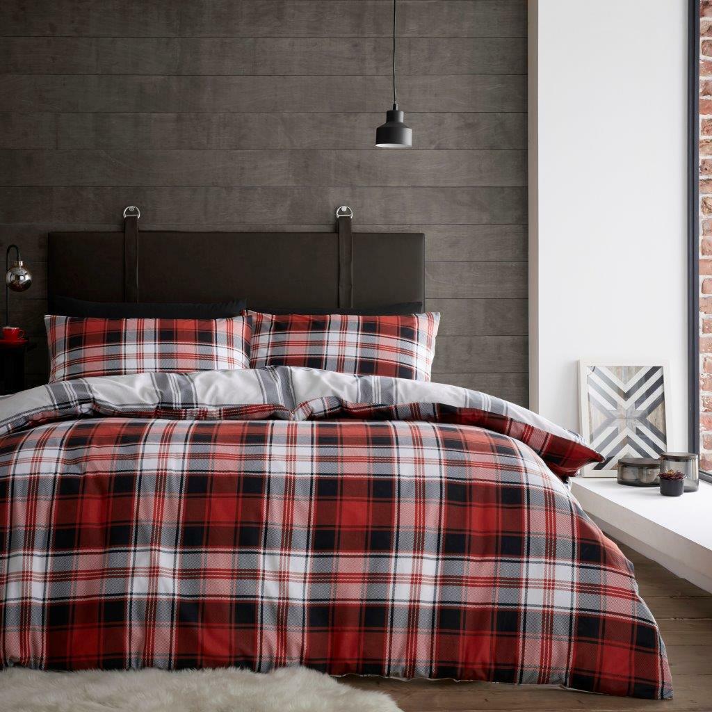 Flannelette Duvet Cover Set Flannel Quilt Bed Sets & Pillow Cases Double King eBay