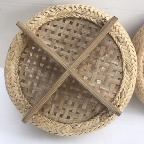 Vintage Thai Handicraft Cooker Bamboo Basket & Lid Steamer Sticky Rice Dim Sum - Picture 43 of 84