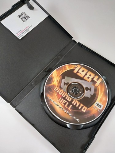 1984 : Riding Into Hell - by Rudy Childs (DVD, 2016) Forcer Band - Tested - Imagen 4 de 6