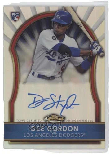 Dee Gordon Autographed Baseball Cards