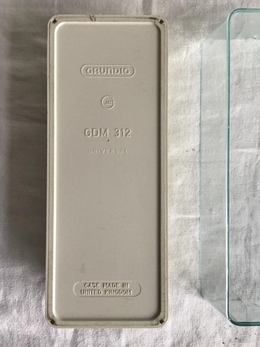 GRUNDIG GDM 312 Microphono portatile universale in custodia rigida originale. - Foto 7 di 9