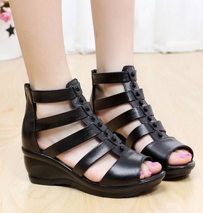 high top wedge sandals