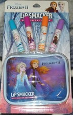 Disney Frozen II Lip Smacker 4 Flavored Lip Gloss and Carry Bag Set