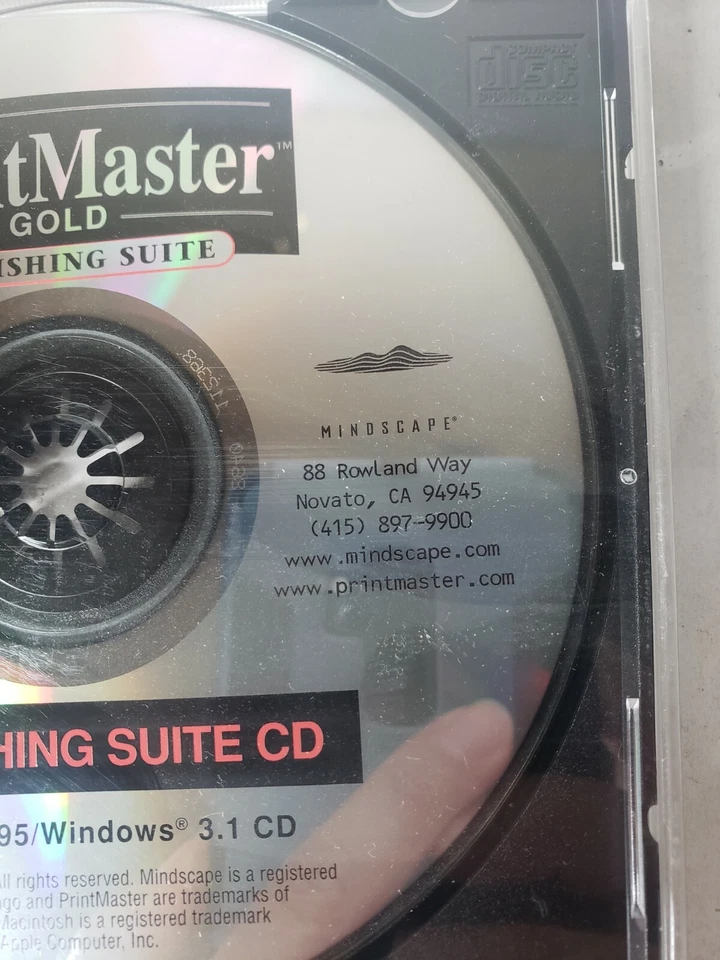 PrintMaster Gold Publishing Suite Version 4.0 V4 Program CD WINDOWS 3.1 95 - Image 4 of 4