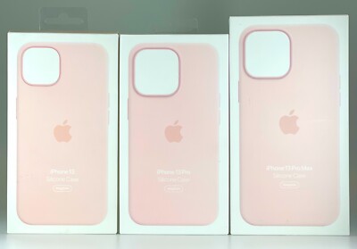OEM Apple Soft Silicone MagSafe Case For iPhone 13 Series - Chalk Pink