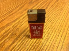 Vintage Lighter Advertising Cigarettes Pall Mall Plastic Lighter Rare Scripto