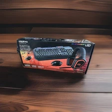 Alpha Gaming Battle Group 3 Pieces Keyboard Mouse Headset For PC Console |New!