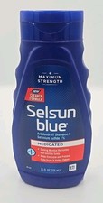 Selsun Blue Medicated Maximum Strength Dandruff Shampoo, 11 fl oz EXP 04/27