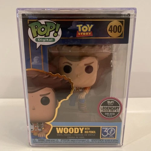 Funko Pop! Digital #400 Disney Toy Story Woody With Red Pencil Legendary LE 1839