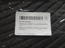 Genuine OEM VW 7P1-061-550-041 Rubber Floor Mats Black 4pc Set 2011-2017 Touareg