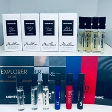 MontBlanc Perfume Collection For Men Sample Spray Vials 10pc Set