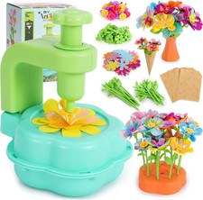Flower Craft Kits for Kids, Arts and Crafts Activity Toys Set for Girls Ages 4-1