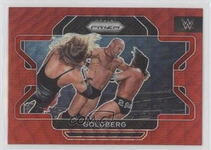 2022 Panini Prizm WWE Ruby Wave Prizm Goldberg #33