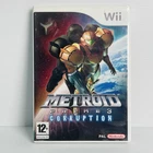 Metroid Prime 3 Corruption Nintendo Wii 2007  Complete PAL Free Postage