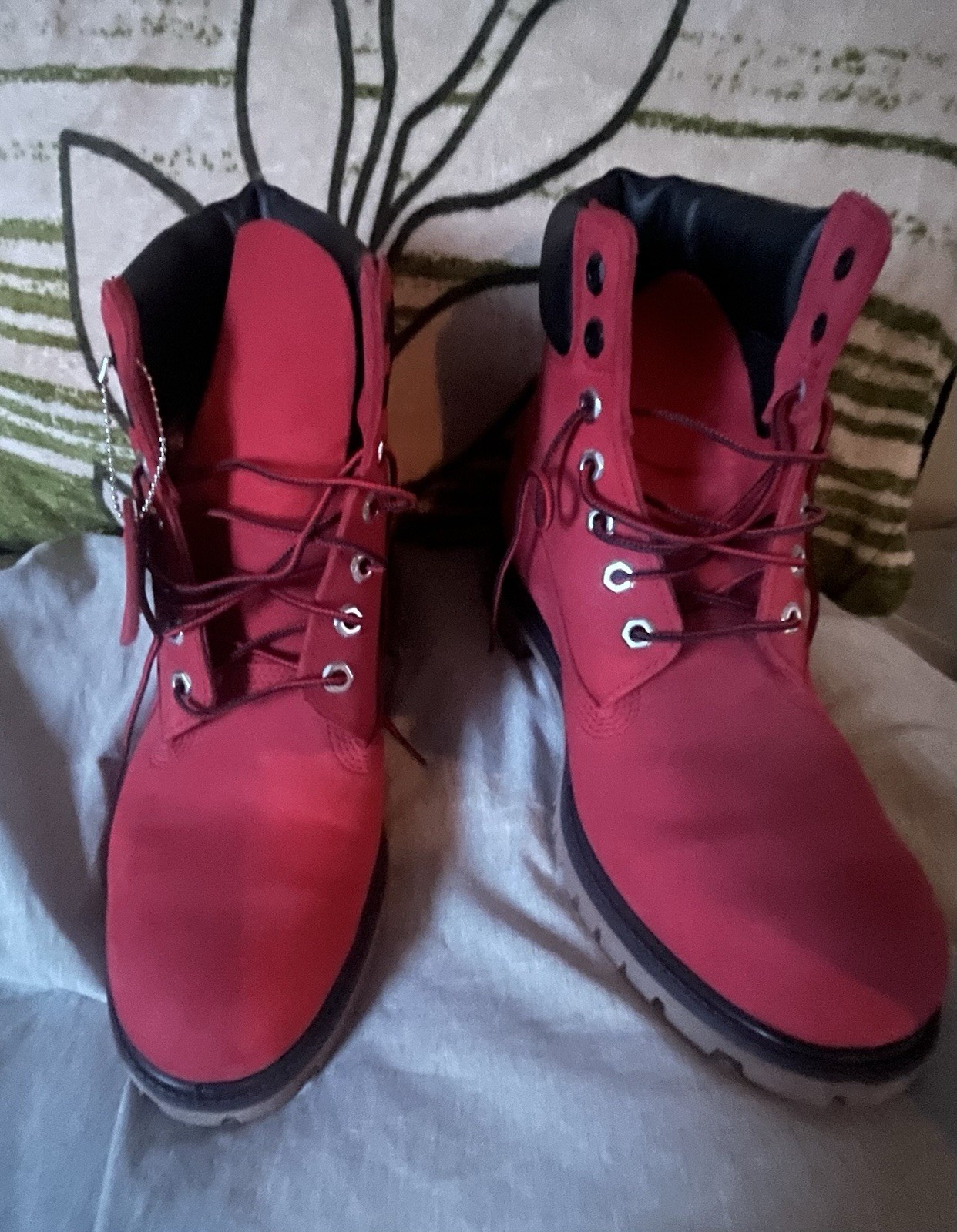 Timberland Waterproof Boots Red US 10.5M