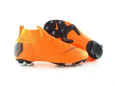 Nike JR Mercurial Superfly 6 Elite FG Total Orange Flyknit ACC US_6Y EUR_38.5