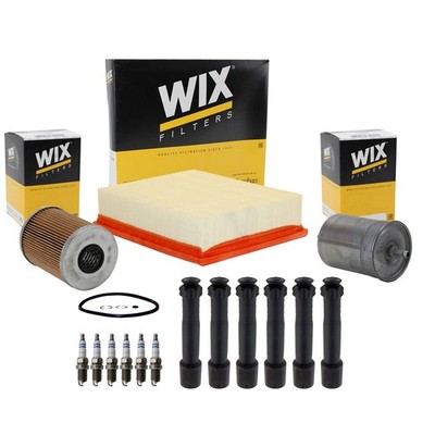Wix Tune Up Kit Bosch 6 SparkPlugs & NGK Boots Kit for E30 E36 325i 325is 2.5 L6