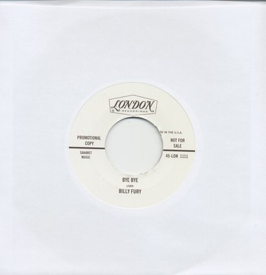Billy Fury - Bye Bye - What Do You Think You're Doing Of (7inch, 45rpm) - Sin...