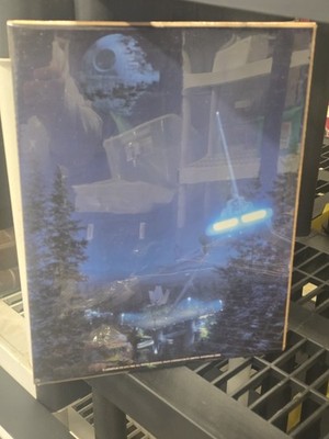 Vintage 1983 Star Wars Return of the Jedi Poster * ENDOR SHUTTLE 14'' x 11'' ORIG.