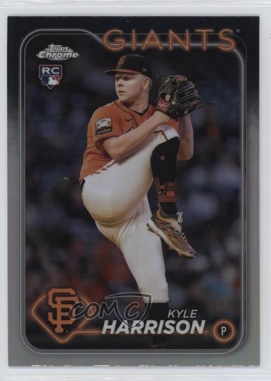 2024 Topps Chrome Refractor Kyle Harrison #191 12g7