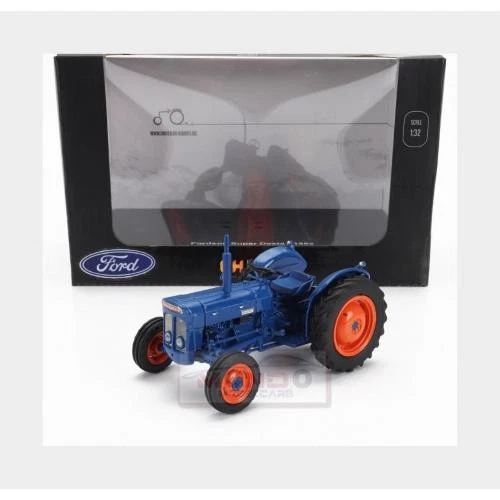 1:32 UNIVERSAL HOBBIES Fordson Super Dexta Tractor 1962 Blue Orange UH6273 Model - Image 2 of 2