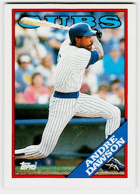 Andre Dawson 1988 Topps #500 Chicago Cubs