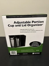 Genuine San Jamar Adjustable Portion Cup and Lid Organizer  *NEW in Box* PCL3ADJ
