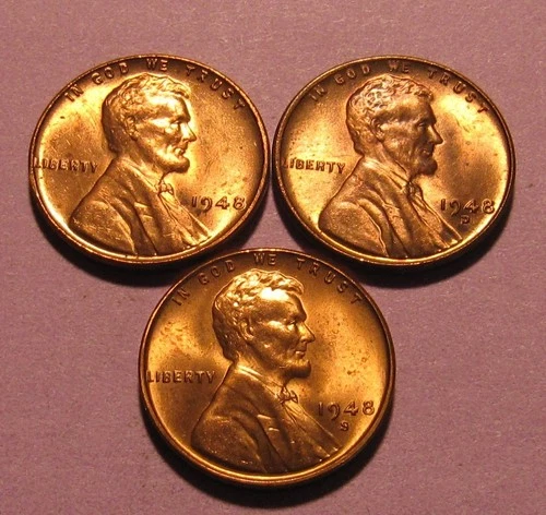 1948-D Lincoln Wheat Cent — photo from another recent sale