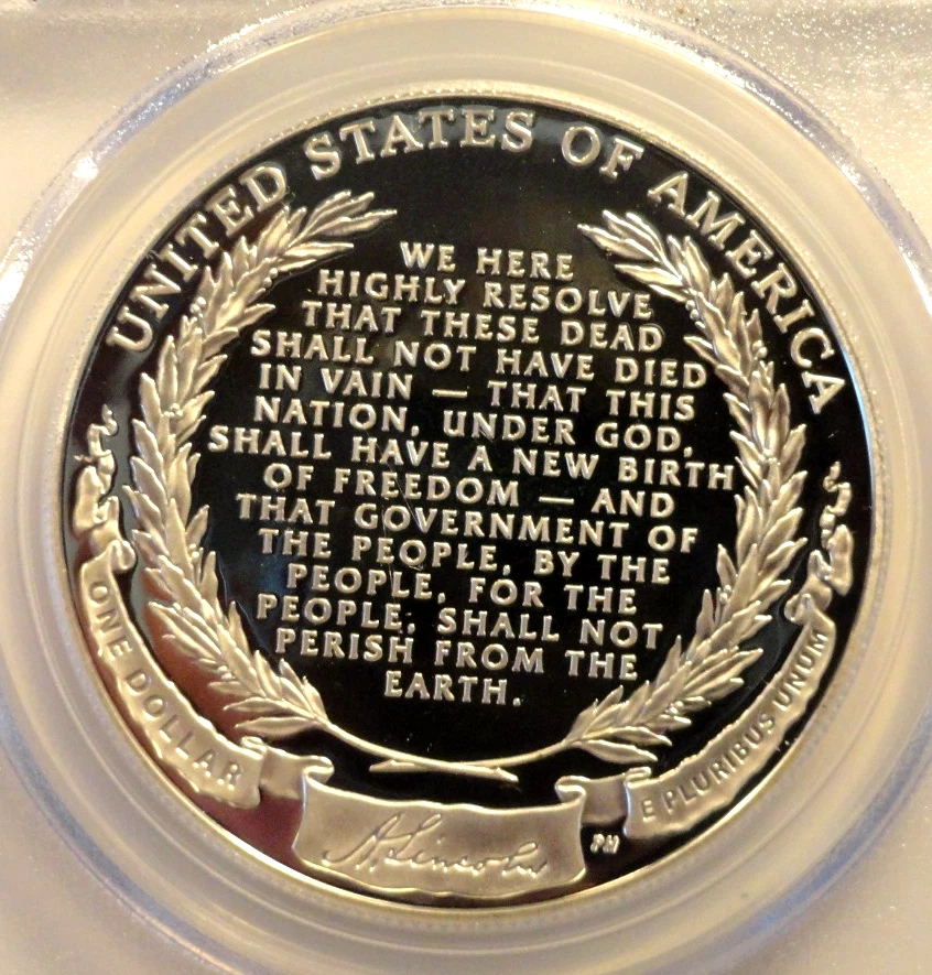 2009 P LINCOLN Commemorative Silver Dollar PCGS PR69 DCAM - Image 4 of 4