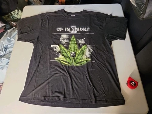 The Up In Smoke Tour T-Shirt Vintage Tee Sz XL Dr Dre & 2000s vintage concert t-shirt, vintage, size XL, single stitch, B+ condition