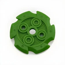 TF Transformers Beast Wars Rhinox Green Saw Blade Weapon Accessory Part 1996