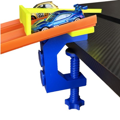 #ad Clamp and 2 Lane Starter Gate Compatible with 1 64 Cars for Attaching to Tabl... $46.73