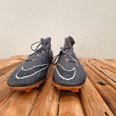 Nike Hypervenom Phantom 3 Elite DF FG Soccer Cleats Grey Orange
