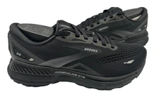 Brooks Women's Adrenaline GTS 23 Lace Up Athletic Shoes Black WIDE Size:8.5 151T
