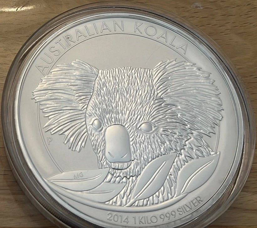 Australian Koala 1 kg Precious Metal Content per Unit Silver
