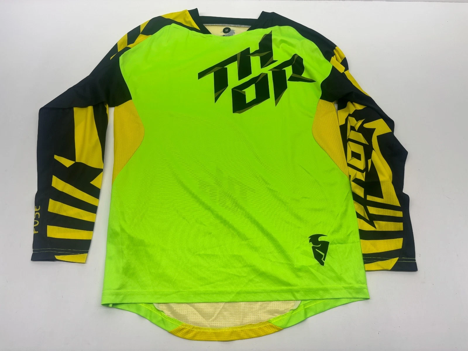 Thor MX Fuse S7 Motocross Jersey Men's Medium Green Yellow Black Of-Road MX M
