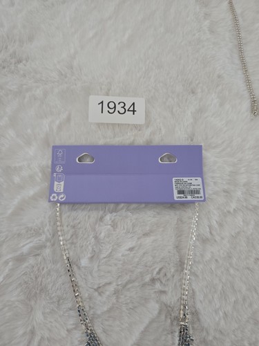 Claire's Silver-tone Stacked Square Rhinestones Statement Necklace! | eBay