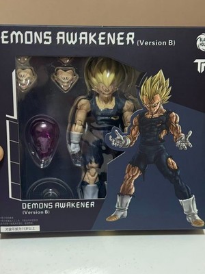 Black Hole & TK Custom black SSJ Majin Vegeta Battle Damage Super Saiyan 3.0