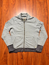 American Giant Full Zip Sweatshirt Womens XL Gray Cotton Made in USA 24x20