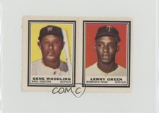 1962 Topps Stamp Panels Lenny Green Gene Woodling c1a