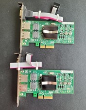 Pair of Intel Pro/1000 PT Dual Port Network Cards