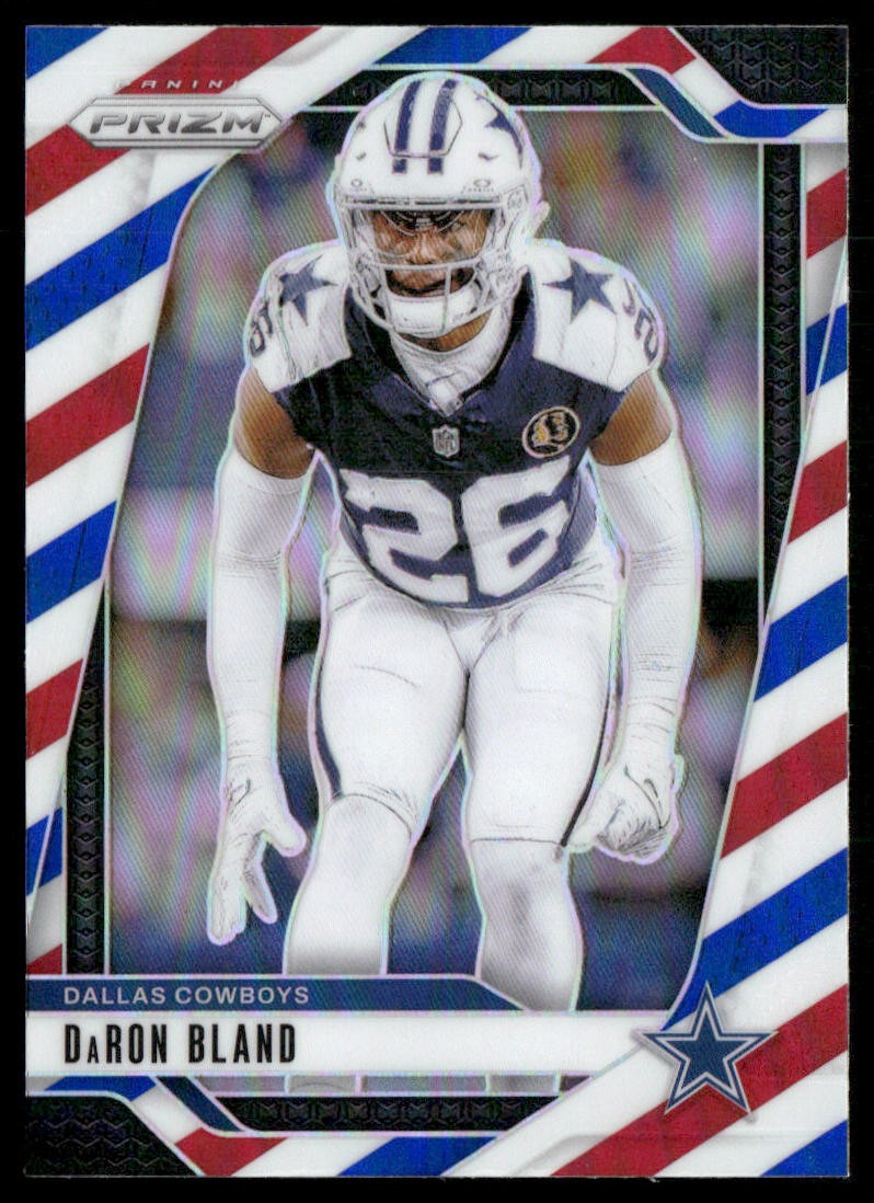 DaRon Bland 2024 Panini Prizm Red White and Blue #78 Dallas Cowboys