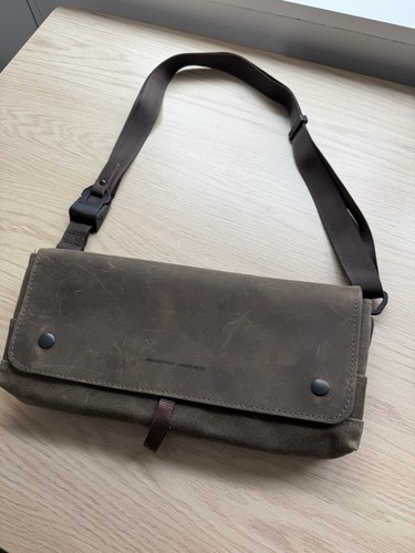 WaterField Leather/Canvas CitySlicker Switch 2 Case - With Strap