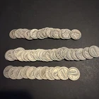 1 Roll Of Silver Mercury Dimes. 11-1942S, 24-1942D, 15-1942