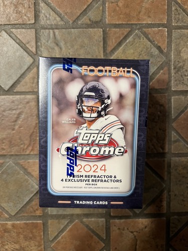 2024 NFL Topps Chrome Football Blaster Box Football Rookies - Bild 1 von 1