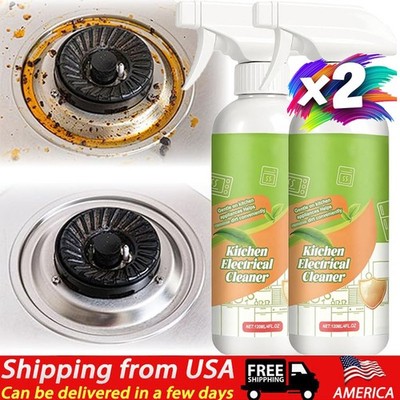 2 PCS Natural Formula to Household Appliances, Kitchen Appliance Cleaner Spray