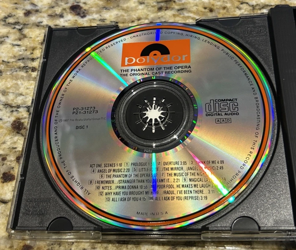 THE PHANTOM OF THE OPERA- ORIGINAL CAST RECORDING 2-CD FATBOX 1987 - Imagem 2 de 4