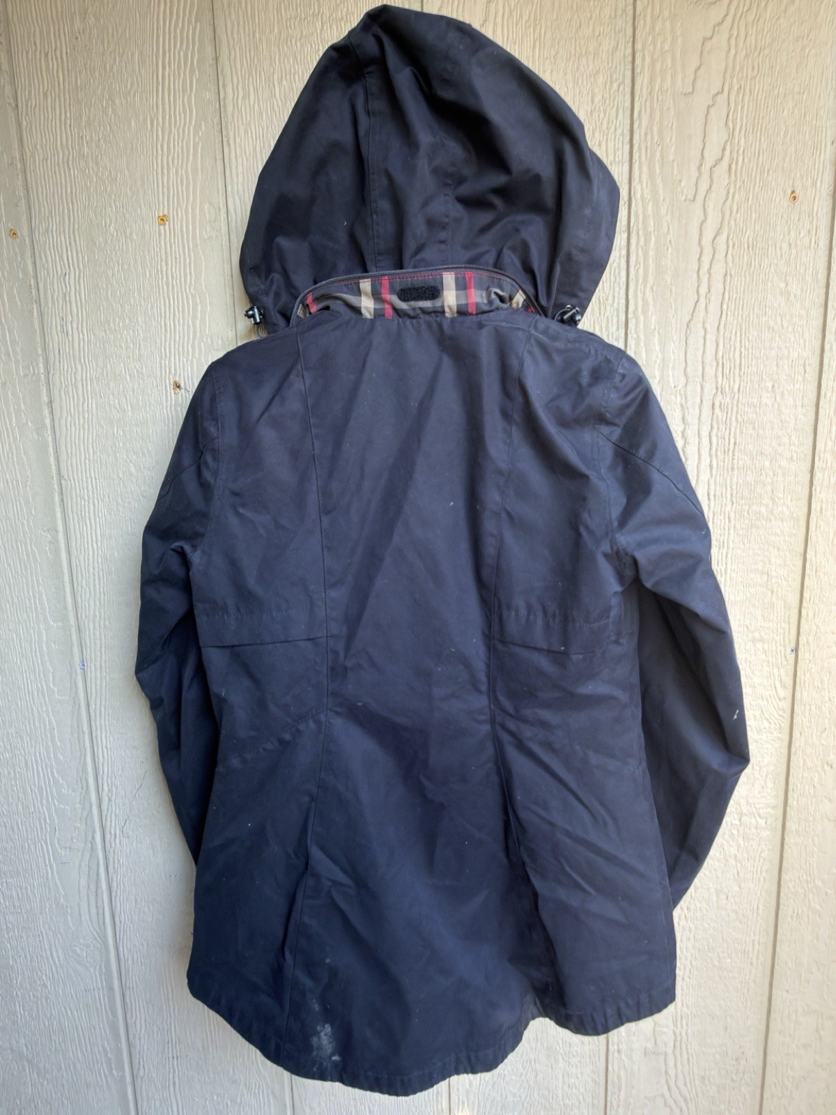 Pendleton Rain Jacket Hooded Waterproof Navy Blue… - image 9
